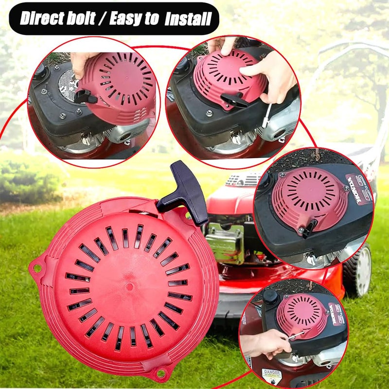 Aniro Moto GCV160 Pull Start Recoil Starter Compatible with Honda GCV135 GCV160 EN2000 HRU19 GC135 GC160 Engine Lawn Mower Pressure Washer Parts - Image 3